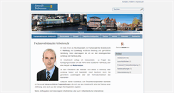 Desktop Screenshot of anwalt-bebensee.de